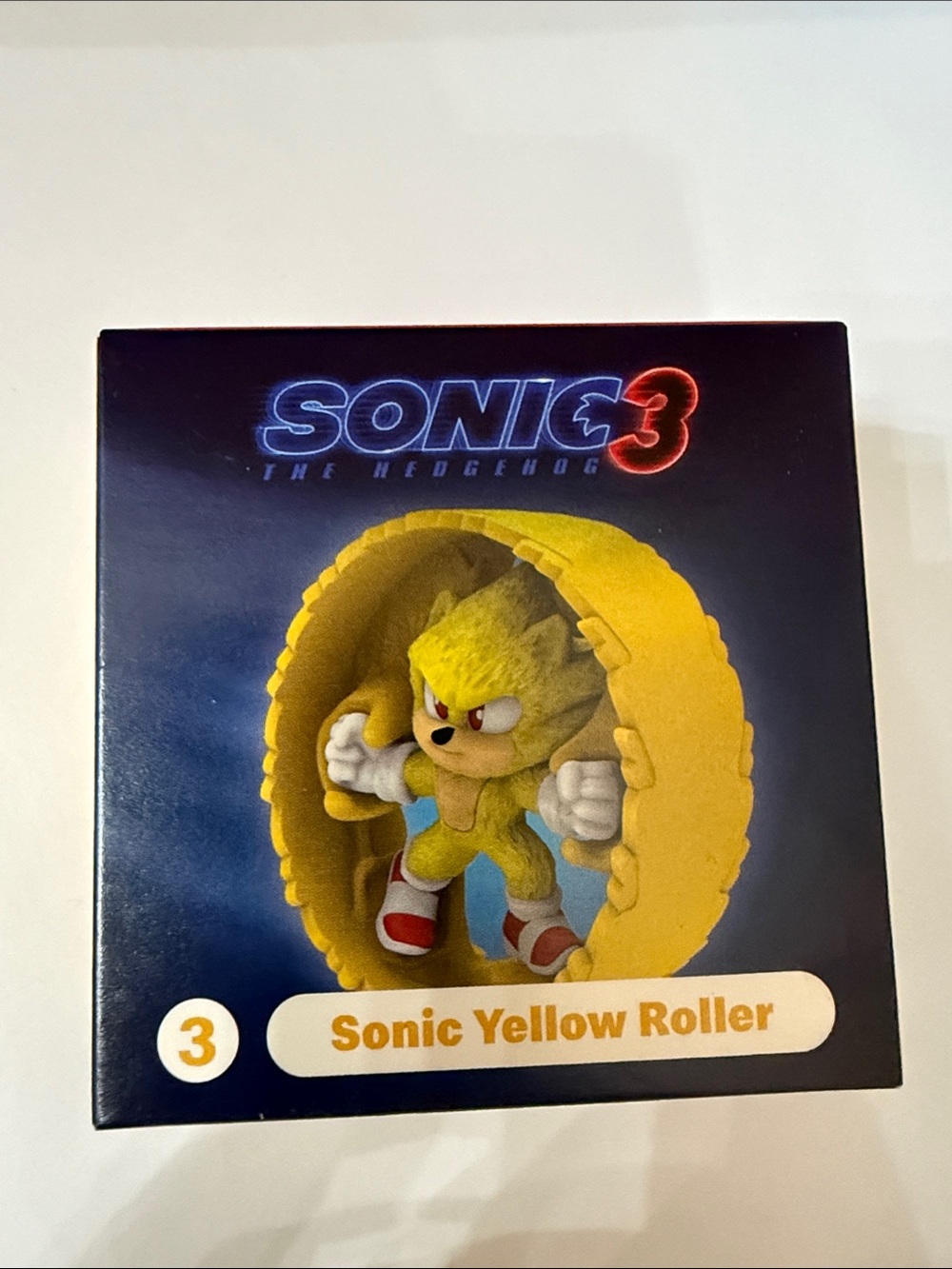 3 Yellow Roller Figure - the Hedgehog
McDonald’s happy meal toy